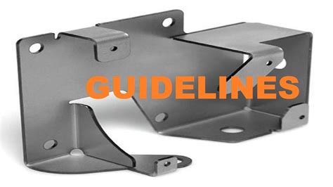 design sheet metal|sheet metal basic design guidelines.